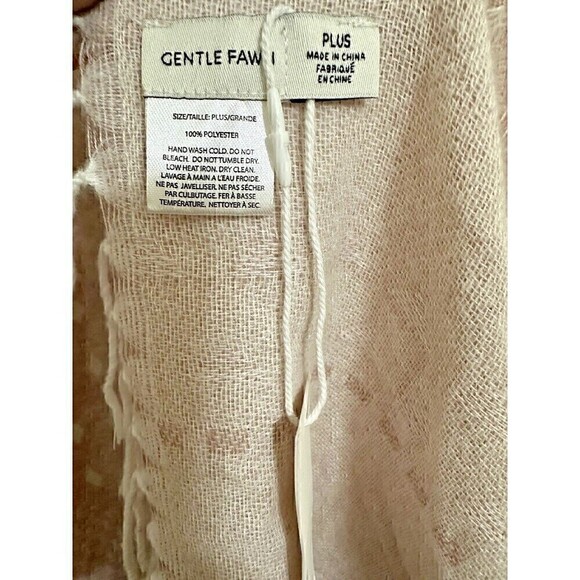 NEW Gentle Fawn Cardigan Size Plus Womens Hermosa Coverup Fringed Kimono Shawl - Picture 4 of 5